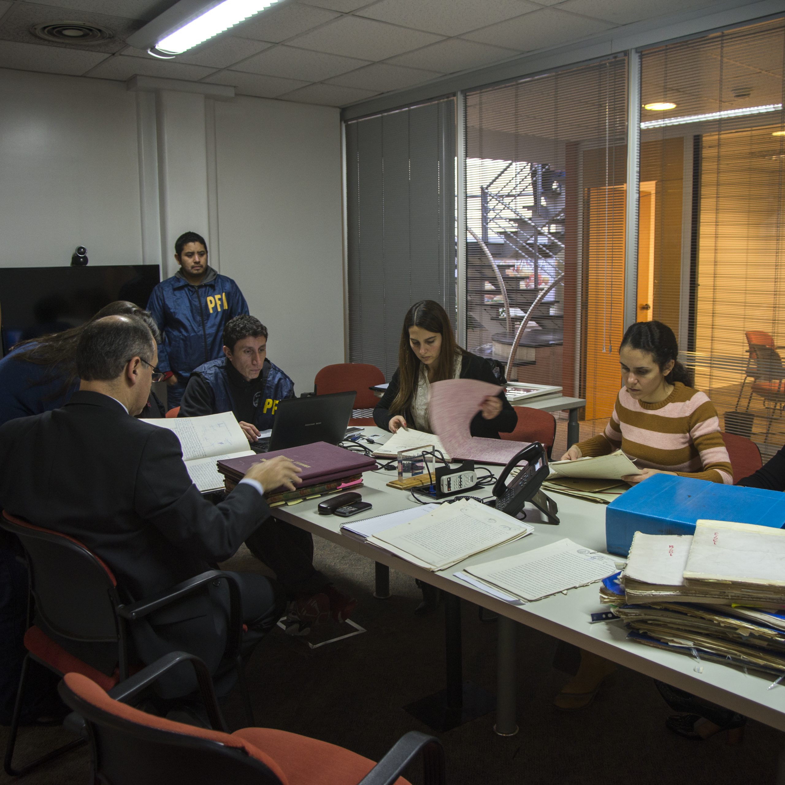 La Plata. Allanamientos