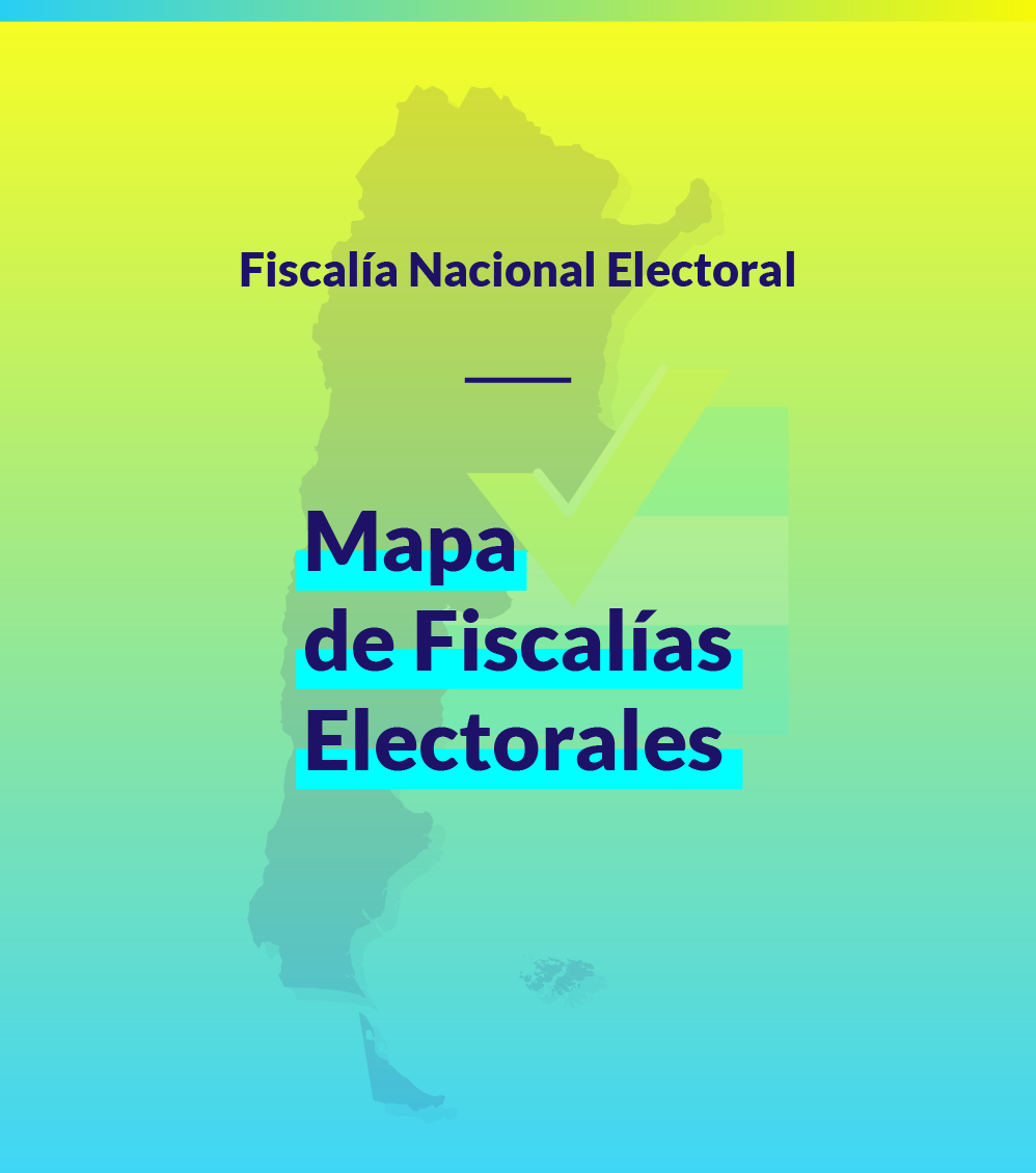 Mapa de Fiscalias Electorales