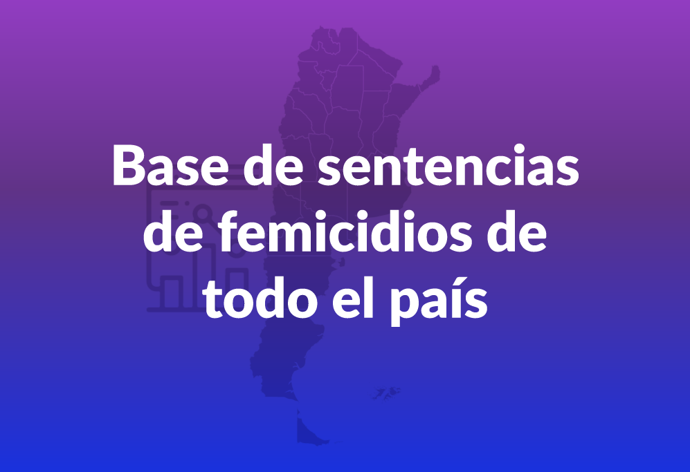 Base de sentencias de femicidios de todo el paíso